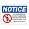 Signmission Safety Sign, OSHA Notice, 7" Height, 10" Width, NOTICE Keep Out Sign, Landscape OS-NS-D-710-L-15865 - alternate 1
